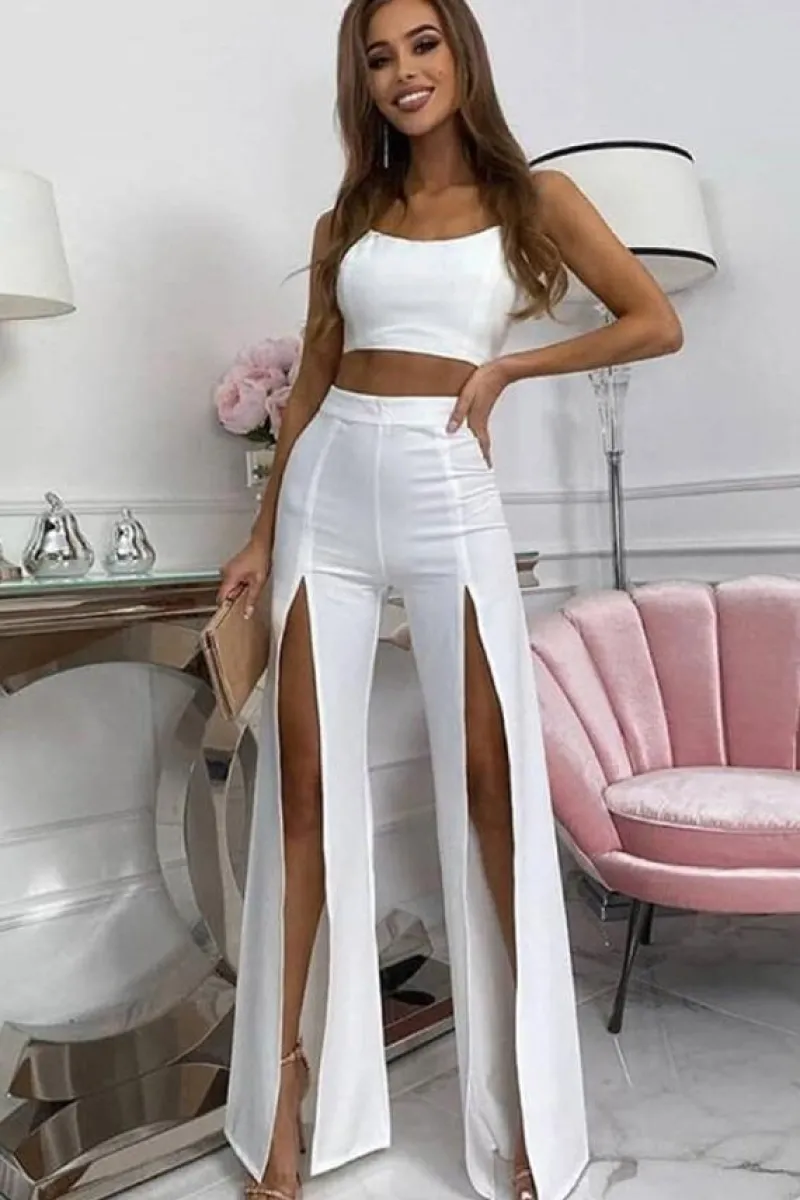 Boutique SPICY Pantalon Sexy | Pantalon Blanc Sexy