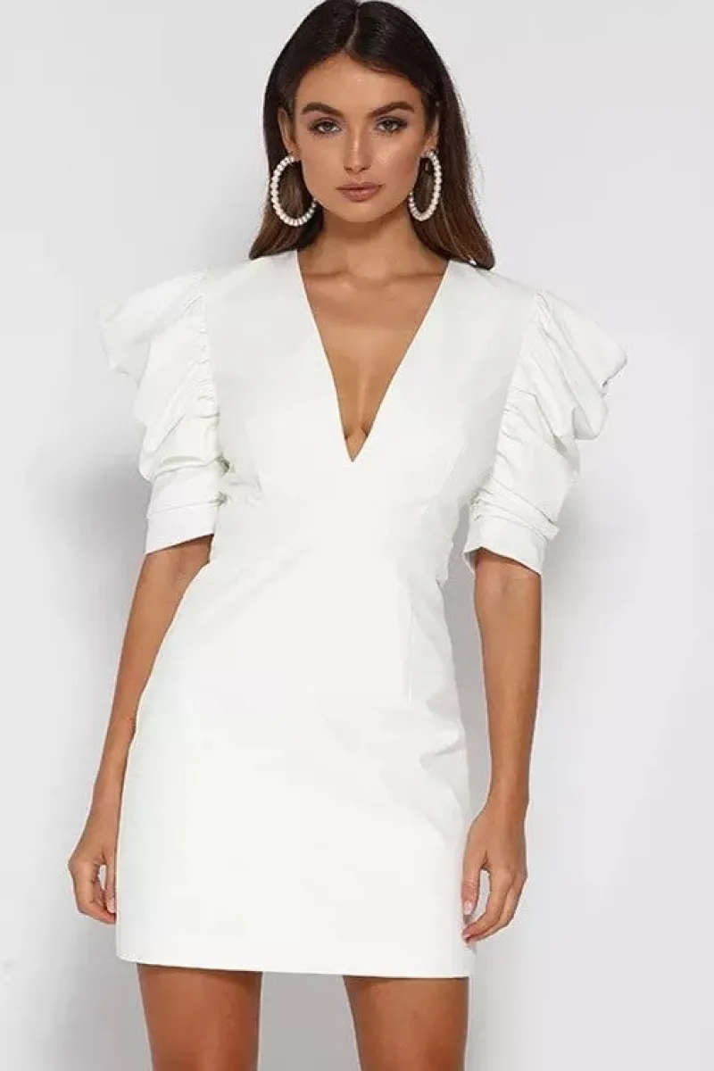 Boutique SPICY Robe Sexy | Petite Robe Blanche Sexy