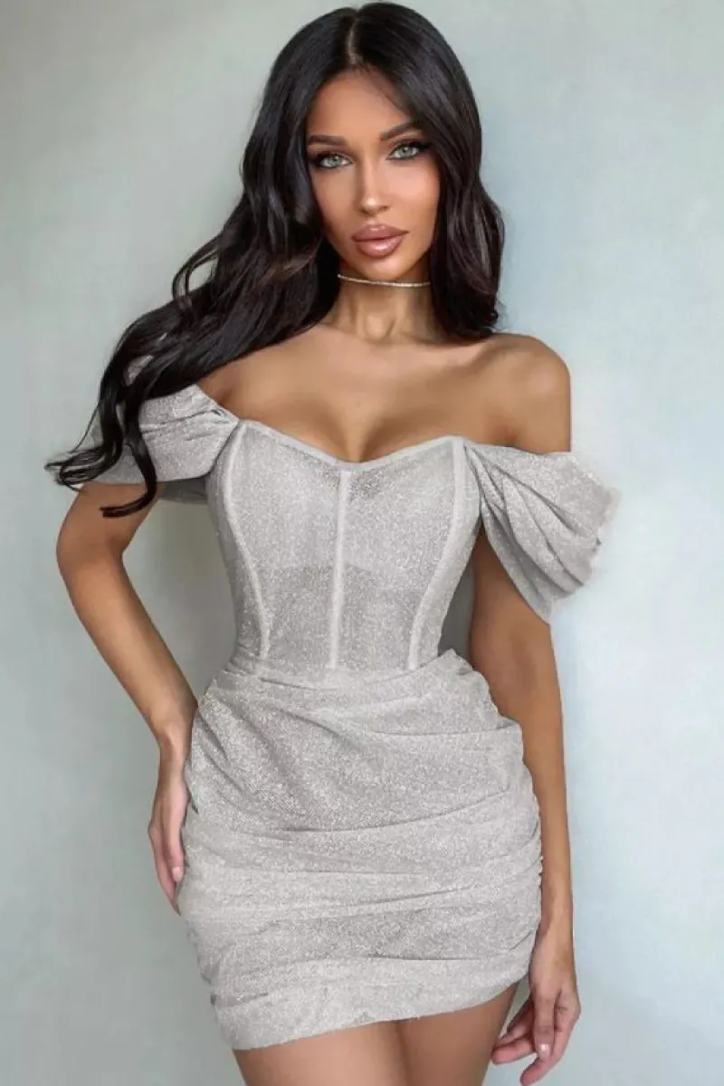 Boutique SPICY Robe Sexy | Robe Sexy Argent